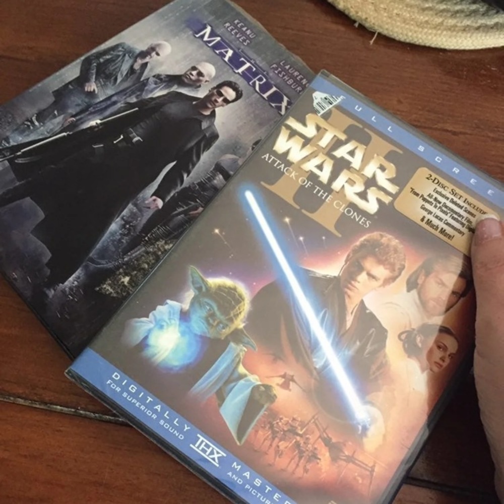 Star Wars Attack of the Clones & The Matrix